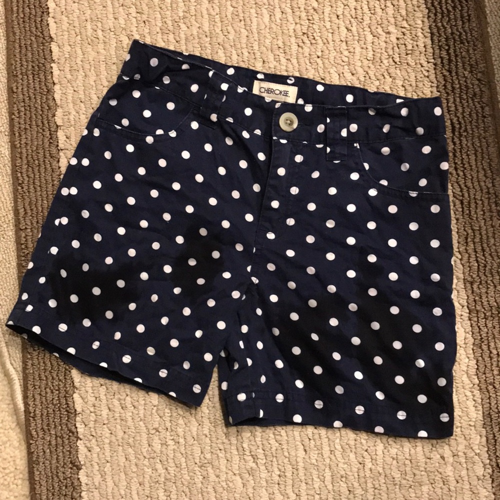 Girls Cherokee Polka Dot Shorts